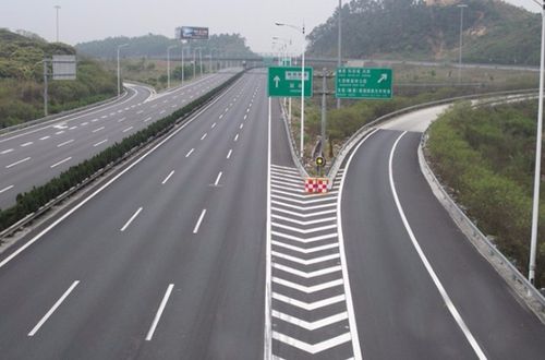 高速道路划线