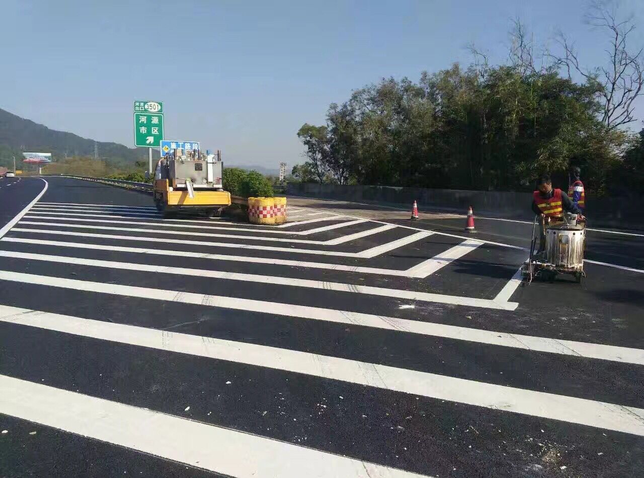 高速道路划线